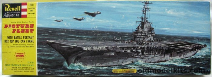 Revell 1/500 USS Bon Homme Richard - Picture Fleet 50 Years Of Naval Aviation Issue, H384-298 plastic model kit